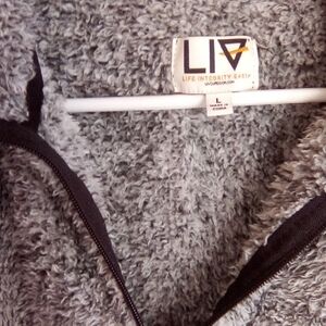 Fuzzy Knit Crew Neck Pullover